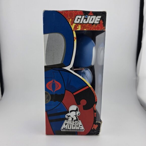 2008 Hasbro Mighty Muggs G.I. Joe Cobra‎ Commander with Pistol Vinyl Figure NEW - Picture 4 of 9
